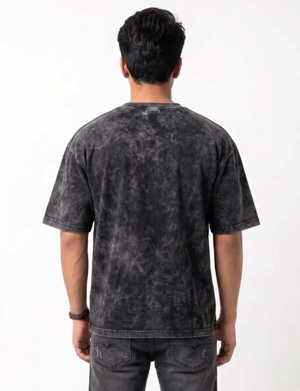 kk-acid-washed-oversized-tee-back-hd Acid-Washed 220 GSM Oversized Tee — back view