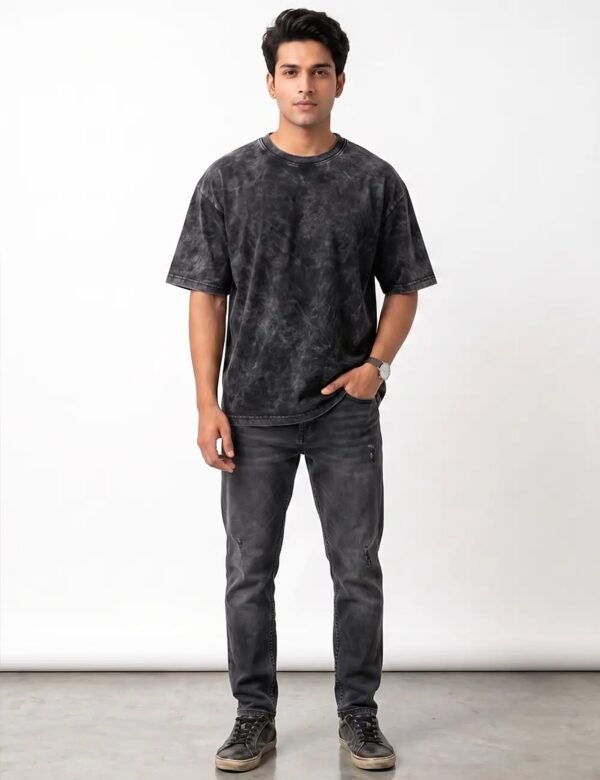 kk-acid-washed-oversized-tee-full-hd Acid-Washed 220 GSM Oversized Tee — full view