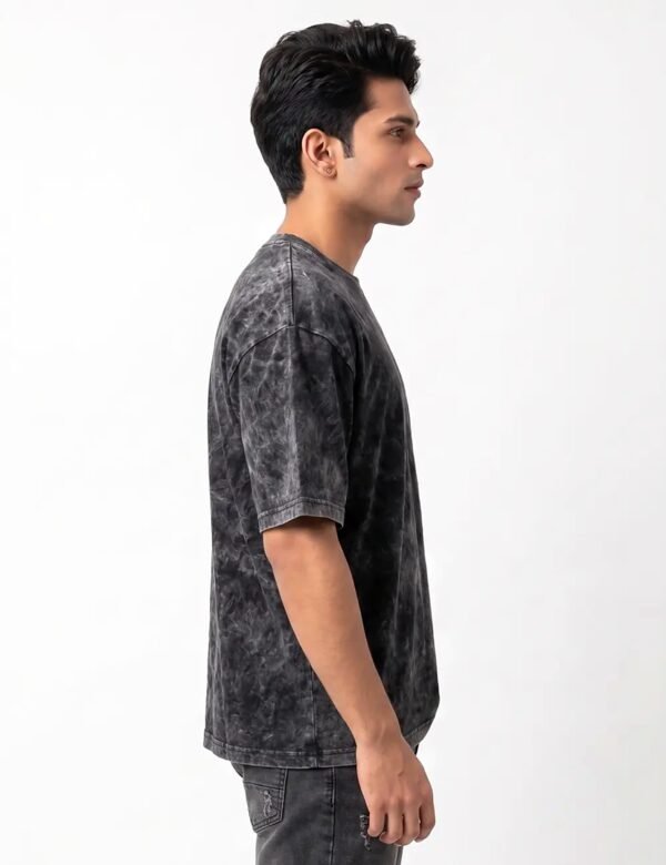 kk-acid-washed-oversized-tee-side-hd Acid-Washed 220 GSM Oversized Tee — side view