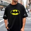 kk-bat-emblem-oversized-tee-1-hd Bat Emblem 180 GSM Oversized Tee — black, view 1