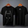 Dark Knight Aesthetic 180 GSM Oversized Tee — black, view 3