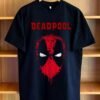 Deadpool Water Art 180 GSM Oversized Tee — black, view 3