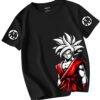 kk-goku-silver-oversized-tee-2-hd Goku Silver 180 GSM Oversized Tee — black, view 2