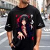 kk-itachi-silence-oversized-tee-2-hd Itachi Silence 180 GSM Oversized Tee — black, view 2