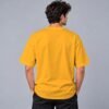 Kool Kameez golden yellow T-shirt, plain back view