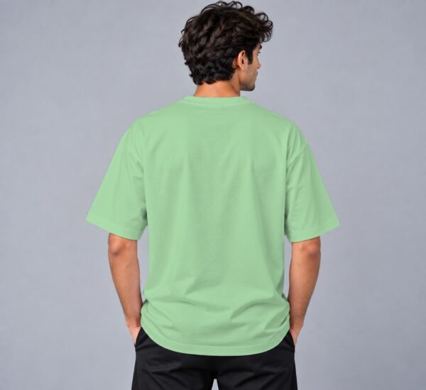 Kool Kameez jade T-shirt, plain back view