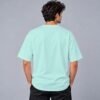Kool Kameez mint T-shirt, plain back view