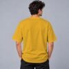 Kool Kameez mustard yellow T-shirt, plain back view