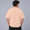 Kool Kameez peach T-shirt, plain back view