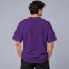 Kool Kameez purple T-shirt, plain back view