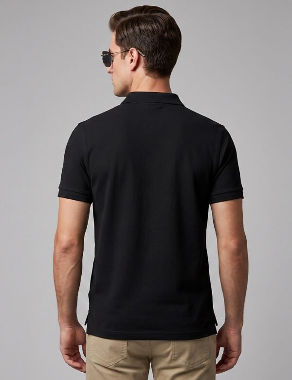 Classic Solid Polo 220 GSM — back