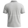 kk-polo-st12-back (HD) Grey & White Striped Polo 220 GSM — back