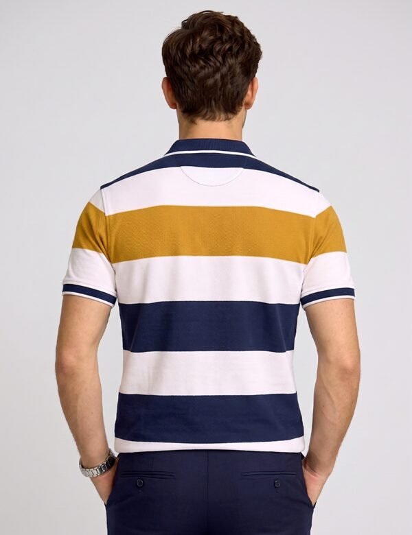 kk-polo-stripe-yellow-back (HD) Bold Stripe Polo 225 GSM — yellow back