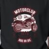Hell Rider Motorclub 240 GSM Oversized Tee, print close-up – Kool Kameez