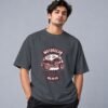 Hell Rider Motorclub Retro Round Neck T-Shirt in steel grey, front view – Kool Kameez