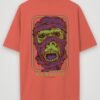 mummies oversized t-shirt coral back