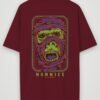 mummies oversized t-shirt maroon back