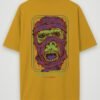 mummies oversized t-shirt mustard back
