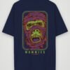 mummies oversized t-shirt navy blue back