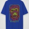 mummies oversized t-shirt royal blue back