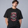 muscle-classic-car-club-tshirt-black-front Muscle Classic Car Club 240 GSM Oversized Tee in black, front view – Kool Kameez