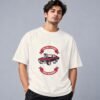 muscle-classic-car-club-tshirt-off-white-front Muscle Classic Car Club 240 GSM Oversized Tee in off white, front view – Kool Kameez