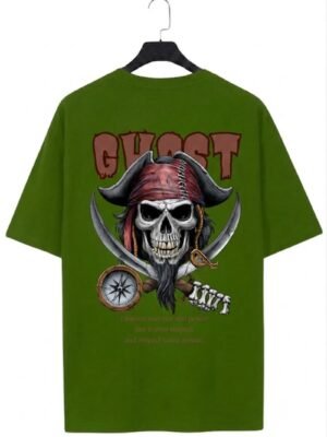 Olive Green 220 GSM Oversized Tee