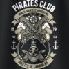 Pirates Club Retro Round Neck T-Shirt - Print Detail Pirates Club Retro Round Neck T-Shirt - Print Detail