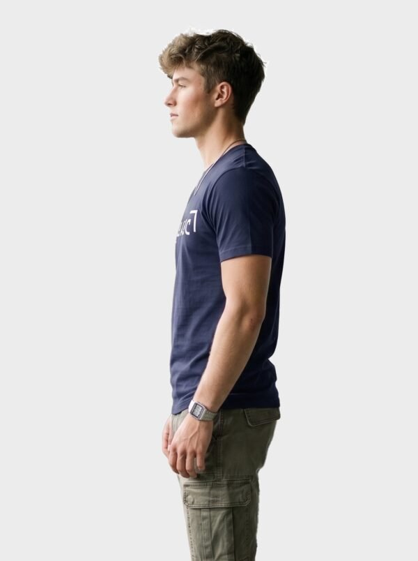 realistic-side-blue Realistic Round Neck T-Shirt – Kool Kameez