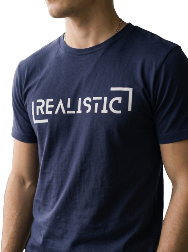 Realistic Round Neck T-Shirt