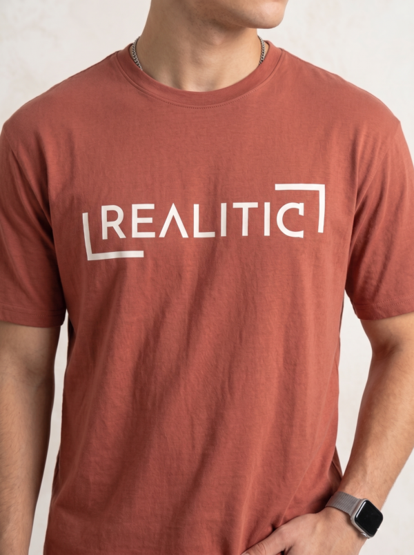 Realistic Round Neck T-Shirt