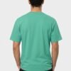Red Ring Round Neck T-Shirt in Mint Green, back view