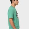 Red Ring Round Neck T-Shirt in Mint Green, side view