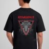 resurgence tiger oversized t-shirt back model resurgence tiger oversized t-shirt back model
