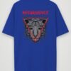 resurgence tiger oversized t-shirt royal blue back resurgence tiger oversized t-shirt royal blue back