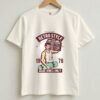 Retro Style Good Vibes Only Round Neck T-Shirt - Off White - Front View