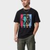 Roar Lion Round Neck T-Shirt - Black - front Roar Lion Round Neck T-Shirt in Black, front view