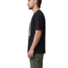 Roar Lion Round Neck T-Shirt in Black, side view