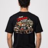 Same Drama Different Season round neck t-shirt in Black – back view with the large rally print