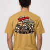 Same Drama Different Season round neck t-shirt in Mustard – back view with the large rally print
