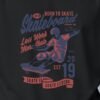Born To Skate Skateboard Club 240 GSM Oversized Tee, print close-up – Kool Kameez
