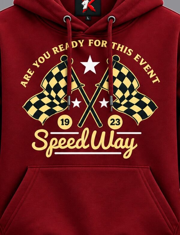Speedway Racing Pullover Hoodie — 300 GSM