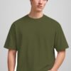 viking strong knight oversized t-shirt front model