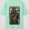 warrior anubis oversized t-shirt mint back warrior anubis oversized t-shirt mint back