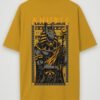 warrior anubis oversized t-shirt mustard back warrior anubis oversized t-shirt mustard back