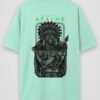 warrior apache oversized t-shirt mint back