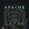 warrior apache oversized t-shirt print detail