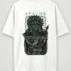 warrior apache oversized t-shirt white back