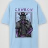 warrior cowboy oversized t-shirt baby blue back warrior cowboy oversized t-shirt baby blue back