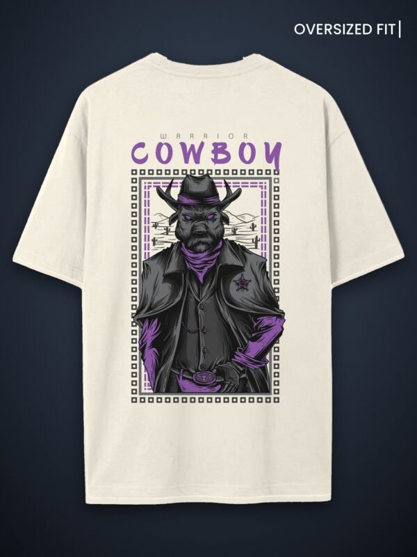 warrior cowboy oversized t-shirt hero warrior cowboy oversized t-shirt hero
